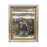 French 19th Century Louis Philippe Two-Tone Silver and Gold Leaf Giltwood Mirror