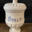 Antique Italian Apothecary Jar Venetian Bucco Porcelain Urn Large