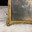 Antique French Ornate Gilt Metal Photo Frame with Original Military Portrait