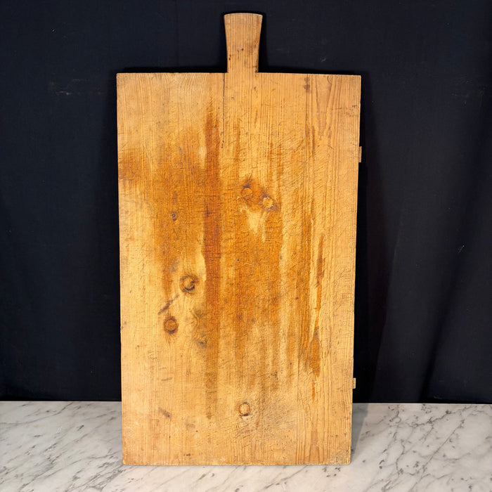 Vintage Large French Round Bread Board, Cutting Board or Charcuterie Board