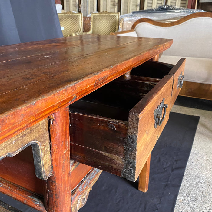 Lovely and Rustic Console, Side table or Accent Table as Found in Maine