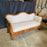 19th Century Swedish Biedermeier Carved Three-Seat Sofa Couch Settle, Loveseat or Settee