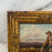 French 19th Century Signed Oil Painting of a Shepherd in Giltwood Frame