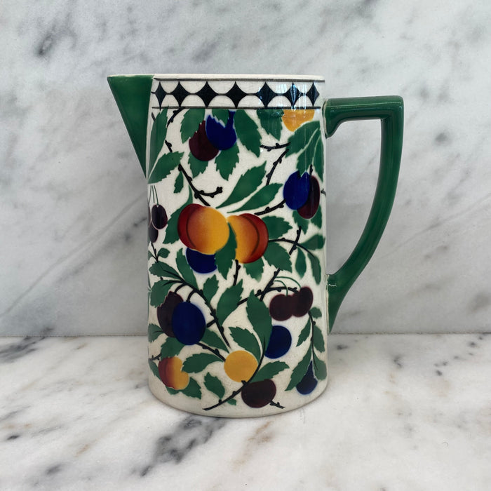 Antique Villeroy & Boch Wallerfangen Saar Basin Fruit Pitcher
