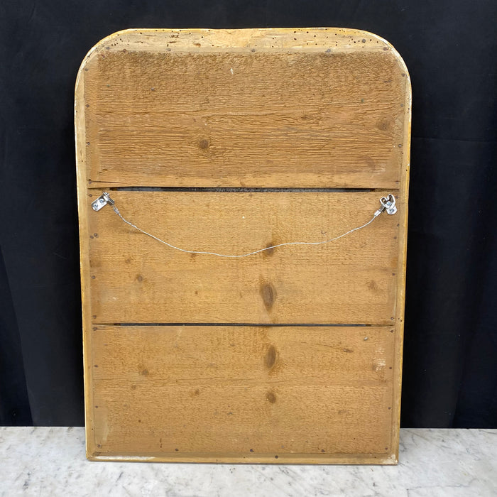 French Gold Wall Mirror Louis Philippe Gold Leaf Giltwood 19th Century