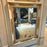 French Early 19th Century Louis XVI Period Trumeau Mirror with Pastoral Scene in Original Gold Gilt