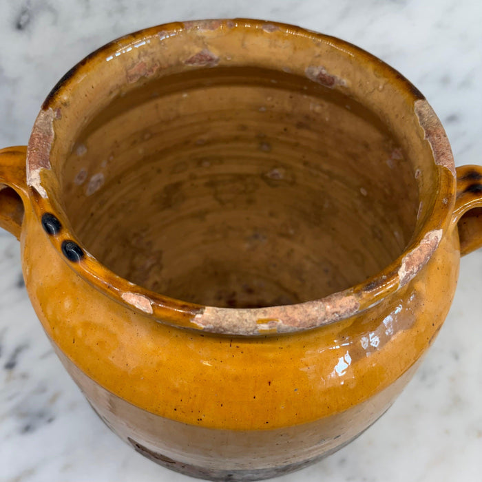 French Yellow Confit Pot #9064