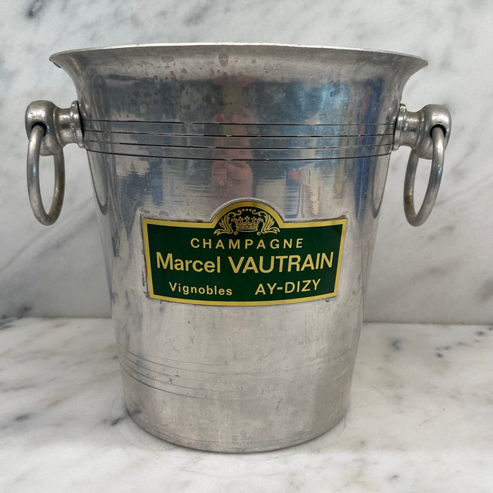 French Vintage Marcel Vautrain Vignobles AY-DIZY Champagne or Ice Bucket or Cooler