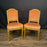 Pair of Antique French Louis XVI Side Chairs or Dining Chairs | Painted & Gilt Accent Chairs