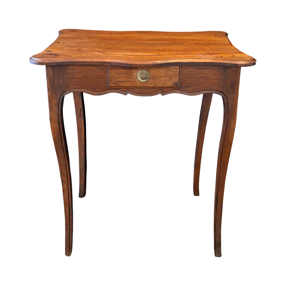 Antique French Louis XV Side Table or Petite Desk