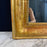 Antique French Louis Philippe Mirror with Crest and Original Gold Gilt Paint