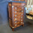 19th Century French Rosewood Empire Tall Commode, Semainier Chest, Linen Chest or Chest of Drawers with Marble Top