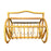 Antique Bent Rattan Cane Magazine Rack