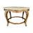 French Louis XV Marble Top Coffee Table with Exceptional Carving