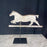 Antique Folk Art Horse Weathervane on Stand