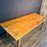 French Provincial Farmhouse Dining Table with Plank Top and Tapered Legs