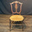 Early Rosewood Side Chair or Accent Chair with Rush Seat