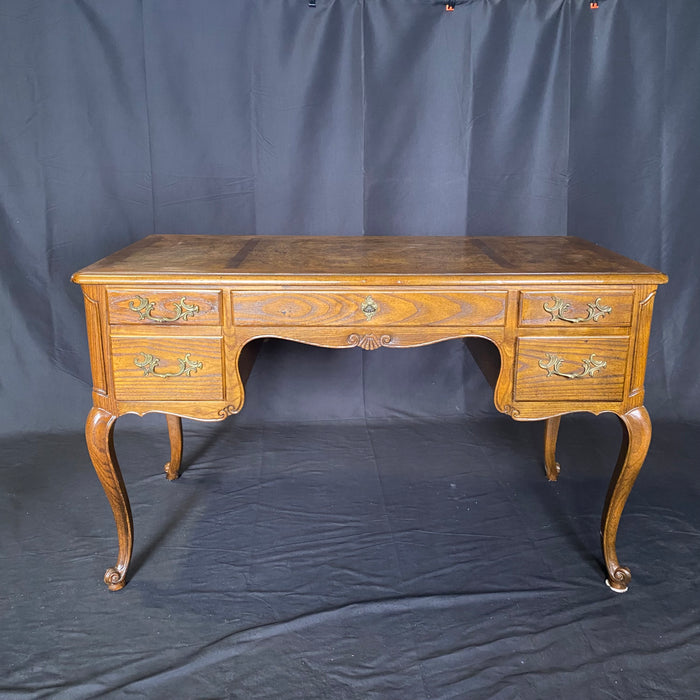 French Louis XV Style Baker Desk or Writing Table