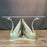 Hollywood Regency Coffee Table or Cocktail Table with Swan Base and Glass Top