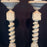 Pair of Monumental 19th Century French Carved Architectural Wood Church Altar Candlesticks with Barley Twist Columns, Almost 4 Feet Tall