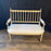 Early 19th Century French Louis XVI Painted Loveseat, Sofa or Settee Bench with New Upholstery