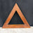 Antique Triangular Hardwood Cribbage Board