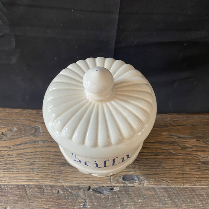 Antique Italian Apothecary Jar Venetian Scilla Porcelain Urn Large