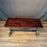 Early Spanish Coffee Table with Double Sided Drawers and Lyre Legs