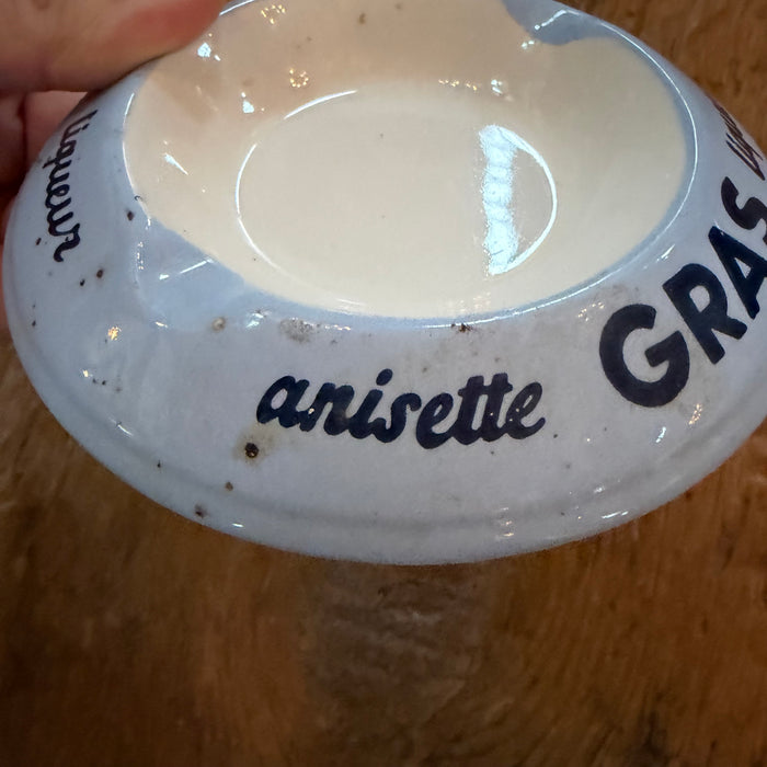 French Advertising Ashtray by Moulin des Loups in Orchies