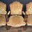 Set of Four French Louis XV Carved Armchairs with Cut Velvet Mohair Upholstery