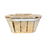 Wooden Fruit Basket with Top from Philippeville, France