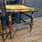 Early 19th Century American Painted Hitchcock-Style Side Chairs with Rush Seats and Gilt Stenciling
