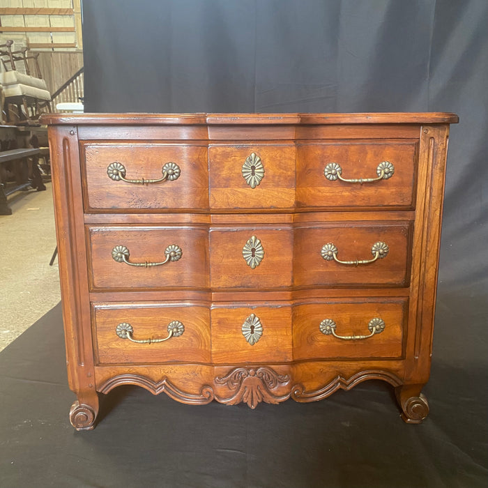 French Louis XV Style Pair of Nightstands, Chests of Drawers or Bedside Tables or Commodes