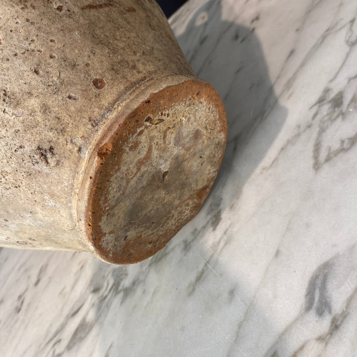 French Confit Pot with Yellow Glaze from the 19th Century #8861