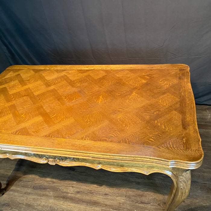 French Louis XV Dining Table with Two Leaves