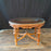 French Style Antique Coffee Table with Carved Horse and Driver Roman Chariot Scene on Top