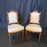 French Louis XVI 19th Century Walnut Pair of Carved Side Chairs