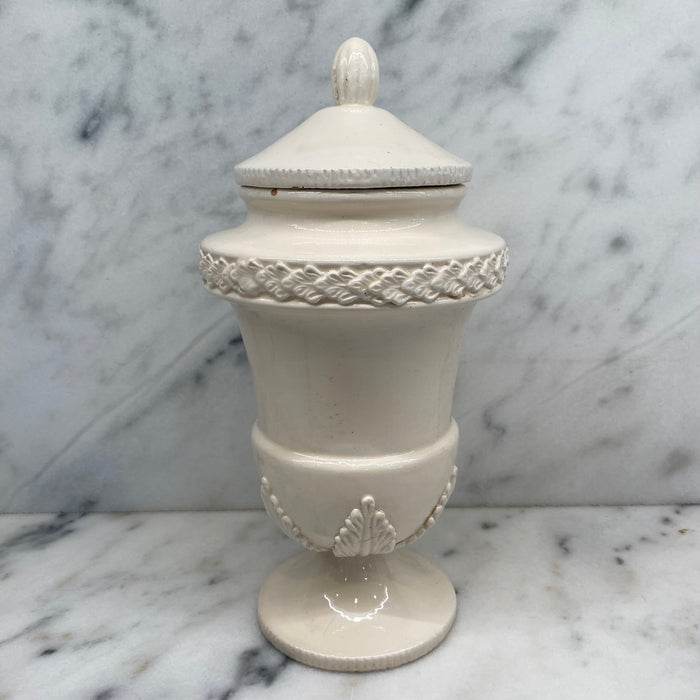 Antique Italian Apothecary Jar Venetian Porcelain Urn Large "Mirto"