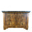 19th Century French Burled Wood Commode, Dresser or Chest of Drawers with Marble Top and Lion Pulls