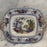 Antique English Staffordshire Parma Hand Painted Serving Platter Livesley Powell & Co 1850s
