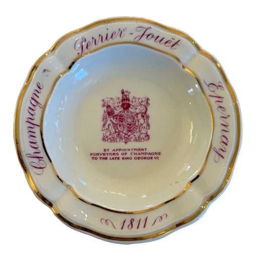 French Limoges Ashtray Dish for Perrier-Jouet Champagne