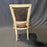 Set of 6 French Louis XVI Period Embossed Leather Painted Dining Chairs