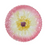French Orchies Majolica Pink Daisy Floral Plate Circa 1890