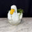 Painted Stone Swan Planter