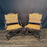 Antique French Armchairs Carved with Mohair Cushions 19th Century - a Pair