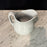English Ironstone Pitcher by Thomas Hughes & Son with Leaf Detail