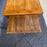 Antique French Provincial Cherry Farmhouse Harvest Dining Table with Bread Board and Drawer