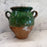 French Confit Pot with Green Glaze from the 19th Century #8687