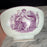 18th Century Period English Pink Lustreware Transferware Bowl - Woman at Pianoforte
