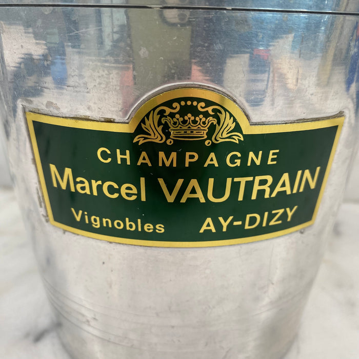 French Vintage Marcel Vautrain Vignobles AY-DIZY Champagne or Ice Bucket or Cooler